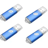 Tlily 4X 64MB USB 2.0 Flash Memory Stick Thumb Drive PC LAPTOP Storage