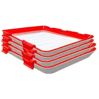 Typecat Plastbrett for ferskhet i mat, stabelbart, gjenbrukbart
