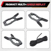 Tlily Kayak Anchor Grip,Canoe Anchor Grip,Brush Anchor Gripper Clamp for Tighter Bite and Easy Operation Rubber Non-Slip GripA