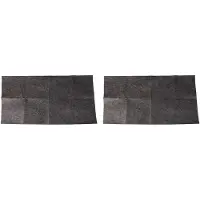Tlily 2X Speaker Cloth Car Subwoofer Box Polyester Fiber Sound-Absorbing Board Clothes Anti-Seismic Blanket Gray