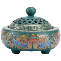 Tlily Ceramics Incense Burner Stick Holder Incense Plate Sandalwood Coil Base Temples Yoga Studios