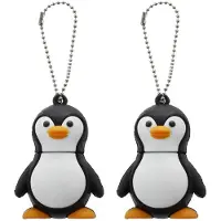 Typecat 2X 32GB Novelty Cute Baby Penguin USB 2.0 Flash Drive Data Memory Stick Device - Black and White