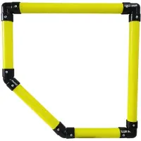 Melitt Football Goal Target Corner Training Aid Soccer Coaching Gear Goal Target for Goals Portable Corner for Kids Adults