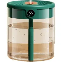 Typecat H2O luftfukter 2L kapasitet dobbel dyse med LCD fuktighetsdisplay