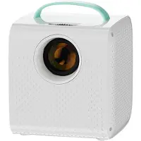 Tlily Q2 Projector for Kids 800x480 Resolution, Portable Home Theater Beamer Ideal Christmas and Birthday Gift UK Plug
