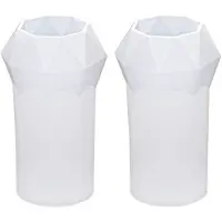 ISTOVO 2X Cone Resin Mold Silicone Diamond Shape Ring Holder Mold for Resin Casting Ring Cone Pyramid Silicone Mold