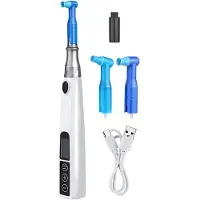 Melitt Cordless Electric Polisher with Forward/Reverse and Dual-Mode Control, for Multiple Disposable Polishing Heads