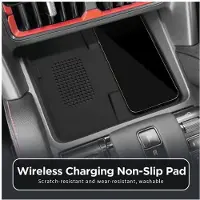 Typecat Car Wireless Charging Pad for 2024 Accessories Auto Phone Non-Slip Charger Mat Silicone Protective Pad