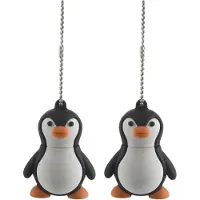 Tlily 2X 16GB Novelty Cute Baby Penguin USB 2.0 Flash Drive Data Memory Stick Device - Black and White