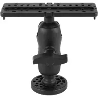 Wella Mount with Fish Finder and Universal Mounting Plate Kayak Accessories