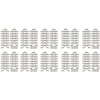 Melitt 150Pcs Stainless Steel Peck Plate Eye Plates Ceiling Hook Kayak Eye Plate Kayak Pad for Kayak Canoe, Kayak Canoe Rigging