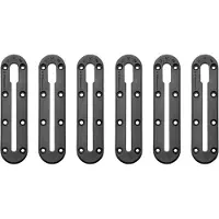 Melitt 6X Kayak Slide Track Rails Bracket DIY Accessories Fishing Rod Holder Mounting Base Rack Compatible RAM