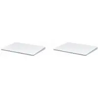 ISTOVO 2X Touchpad Multi-Function Gestures Trackpad Rechargeable Wireless Touchpad for Laptop IOS , White