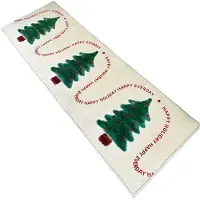 Melitt Christmas Bedroom Rug Bed Rug Christmas Tree Floor Mat Plush Children'S Room Toy Mat Home Decor B