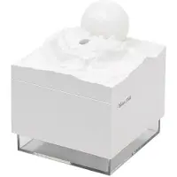 Melitt Aroma Diffuser Cool Mist Humidifier LED Moon Lamp Essential Oil Aroma Diffuser and Night Light White