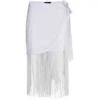 Gina Tricot  - Structured skirt - Skjørt - Hvit - 42 - Dame