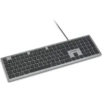 Kensington KB515 EQ USB-C/USB-A kablet tastatur - Tastatur - Nordisk - Grå