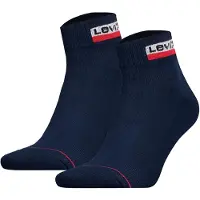 Levi's Ankelsokker - 2-pack - Mid Cut - Navy - - 39/42 - Sokker