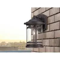 QUOIZEL Marblehead utendørs vegglampe, høyde 28 cm