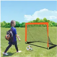 Melitt Black Children'S Football Goal Portable Foldable Mobile Training Football Goal