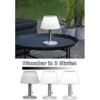 Star Trading LED-solcelle-bordlampe Solia med trekksnor