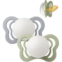 BIBS Couture Lysende smokker - Str. 1 - 2-pack - Anatomisk - Sag - - OneSize - Smokk