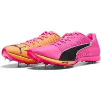 Puma evoSPEED Forte NITRO Elite Sprint Spikes Unisex, Sport, Poison Pink/Sun Stream/Black, 42.5