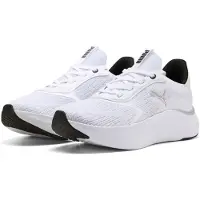 Puma SOFTRIDE Mayve 2 Sneakers Women, Sport, White/Black/Silver, 40.5