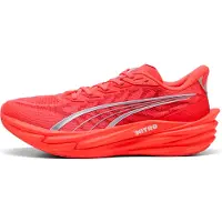 Puma Deviate NITRO 4 Running Shoes Men, Fitness, Ultra Red/Silver, 45