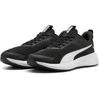 Puma Flyer Lite 4 Running Shoes Unisex, Men, Black/White, 46