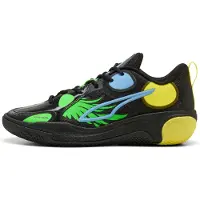 Puma MB World.01 Basketball Shoes Unisex, Shoes, Black/Lemon Crush, 47