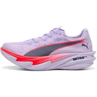 Puma Deviate NITRO Elite 4 Running Shoes Women, Fitness, Light Lavender/Ultra Red/Inky Depths, 38.5