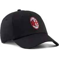 Puma AC Milan ftblEssentials Cap, Sport, Black/Red, OSFA