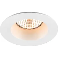 SLV LED innfelt spot New Tria, rund, hvit, IP65, 2 700 K, 38°