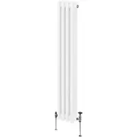 MonsterShop Tradisjonell 3-kolonne radiator - 1500 x 202 mm - hvit