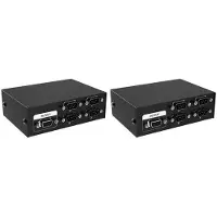 Typecat 2X RS232 4 in 1 Out RS232 Serial DB9 Pin Switcher 4x1 for PC Console Printer Sharing Selector Controller