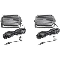 Tlily 2X for SP-35 External Speaker Fits Car Radio IC-2730/ID-5100/ID-4100/IC-7100/IC-718/IC-2300H