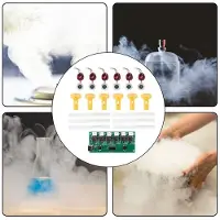 Semoic 2X Type-C USB Humidifier DIY Kits Mist Maker and Driver Circuit Board 6 Fogger Atomization Film Atomizer Sheet(B)