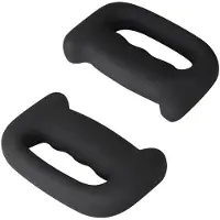 Jojomino Premium Hand Weights for Men and Women for Shadowboxing, Boxing Training,Aerobics, Core and Fitness Exercises(2kg) Black