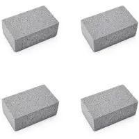 Torribaly 4X BBQ Grill Cleaning Brush Brick Block Barbecue Cleaning Stone Pumice Brick for Barbecue Rack Outdoor Kitchen BBQ Tools