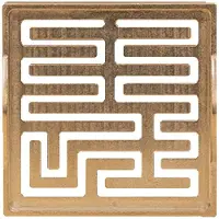 Tlily Incense Stamp Tool Square Double Ear Incense Stamp Model Incense Burner Tea Room Office Temple Ornaments D