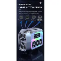Typecat Bluetooth-høyttaler stereohøyttaler trådløs ladepute LED-lys Al