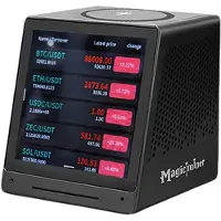 Kepptory MO01 TV 770KH/S 17W BTC SOLO Lotterys Miner with Market Display Speaker 3in1 Wireless Charger UK Plug