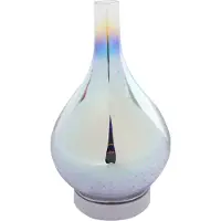 Typecat 3D fyrverkeri glassvaseformet luftfukter med 7 farger LED nattlys