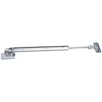 WT&D Universell gassfjær med braketter (700N/70kg, 490 mm, sølvfarget)