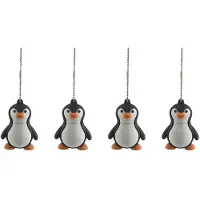 Kepptory 4X 16GB Novelty Cute Baby Penguin USB 2.0 Flash Drive Data Memory Stick Device - Black and White