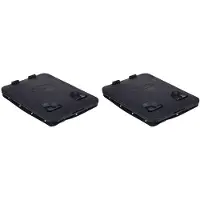 Wella 2X Black Square Non Slip Inspection Hatch Cover Marine Deck Access Hatch & Lid