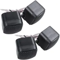 Tlily 4 Pcs Auto Car Audio System Loud Speaker Dome Tweeters 4cm Dia 500W