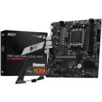 MSI PRO A620AM-G EVO WIFI - Hovedkort - micro ATX - Socket AM5 - AMD A620A Chipset - USB 3.2 Gen 1, USB-C 3.2 Gen 1 - 2.5 Gigabit LAN, Wi-Fi 6E, Bl...