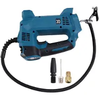 Tlily Air Compressor Portable Air Inflator for Car Tyre / Motorcycle/ Bicycle Cordless Electric Pump for 18V Battery